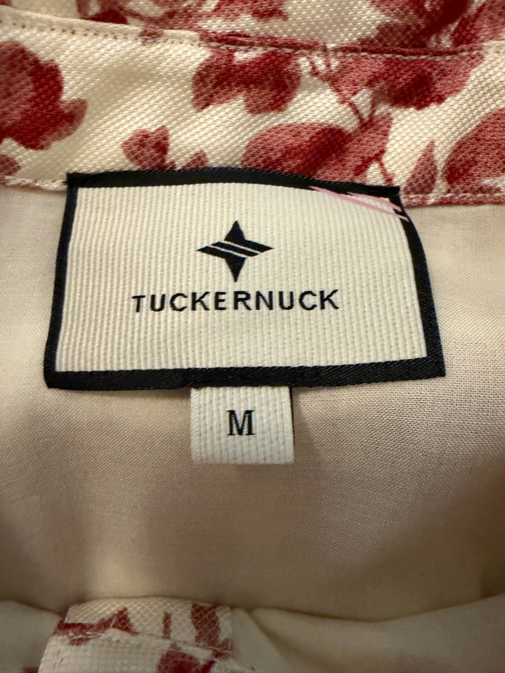 Tuckernuck Pomegranate Bloom Rowe Dress Size Medium Feminine Preppy Autumn - Picture 3 of 11
